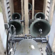 Glocken Kreuzkirche – Alle Glocken von unten